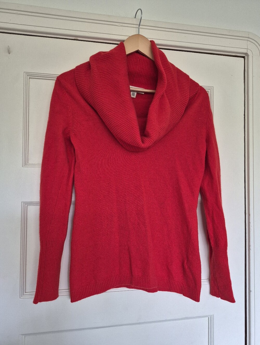 Merino Cashmere Blend Knit Sweater In Vibrant Red By Banana Republic Size Small